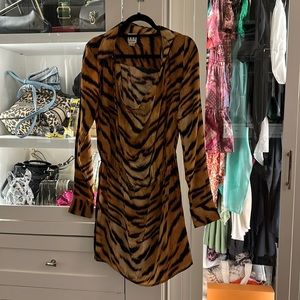 Haute Hippie Tiger Print Dress